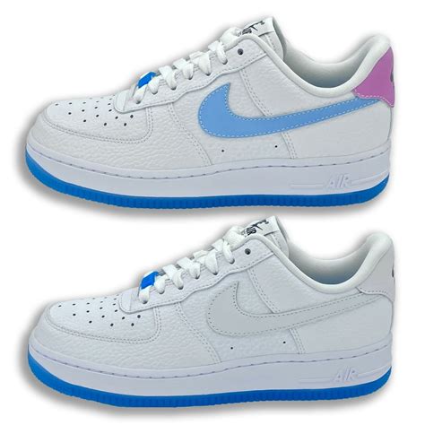 nike air force one weiß hellblau|air force 1 sneaker.